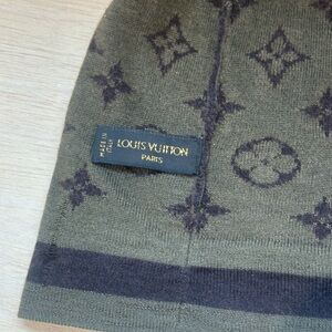 Louis Vuitton monogram beanie